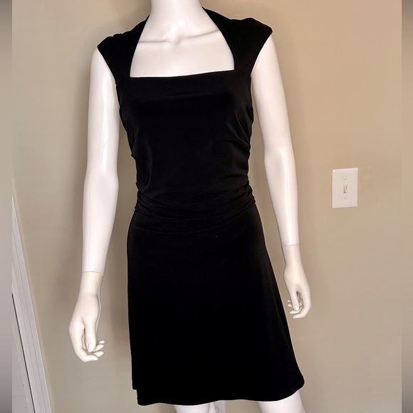 White House Black Market Black Mini Dress - Picture 8 of 9